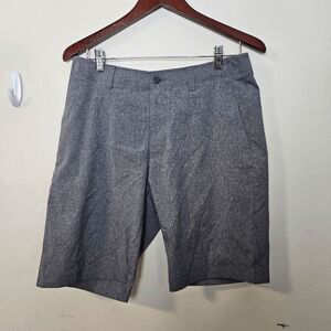 PGA Tour Active Waistband Shorts with Accessory Pockets Stretch Casual Flat Fron